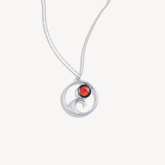 Lunar Eclipse Tide Necklace in Stainless Steel