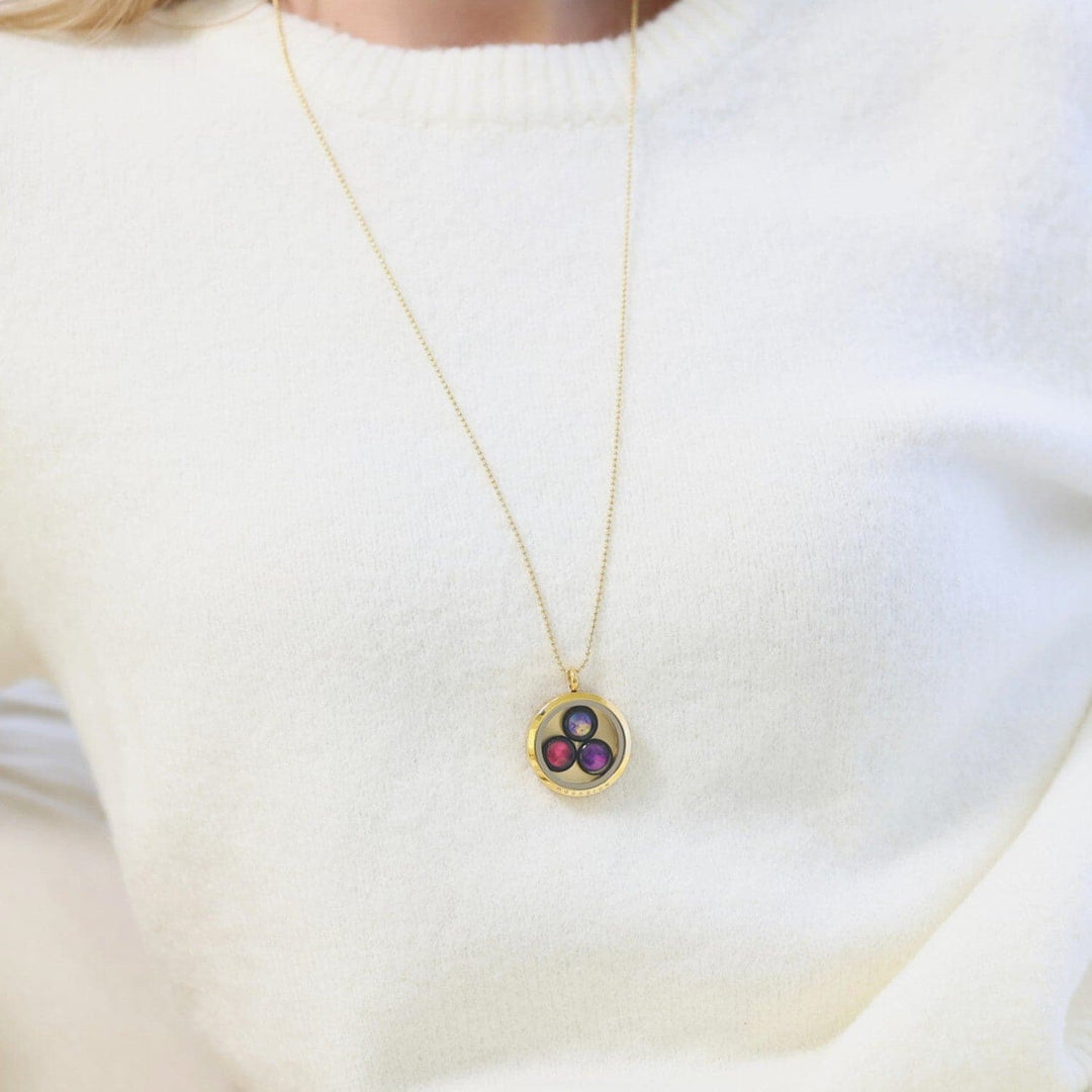 Cosmic Cocktail Locket Necklace