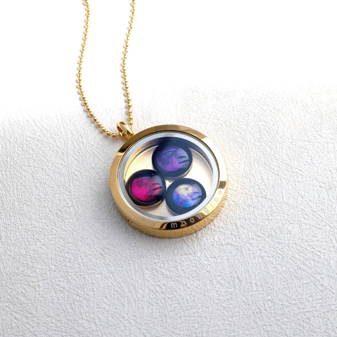 Cosmic Cocktail Locket Necklace