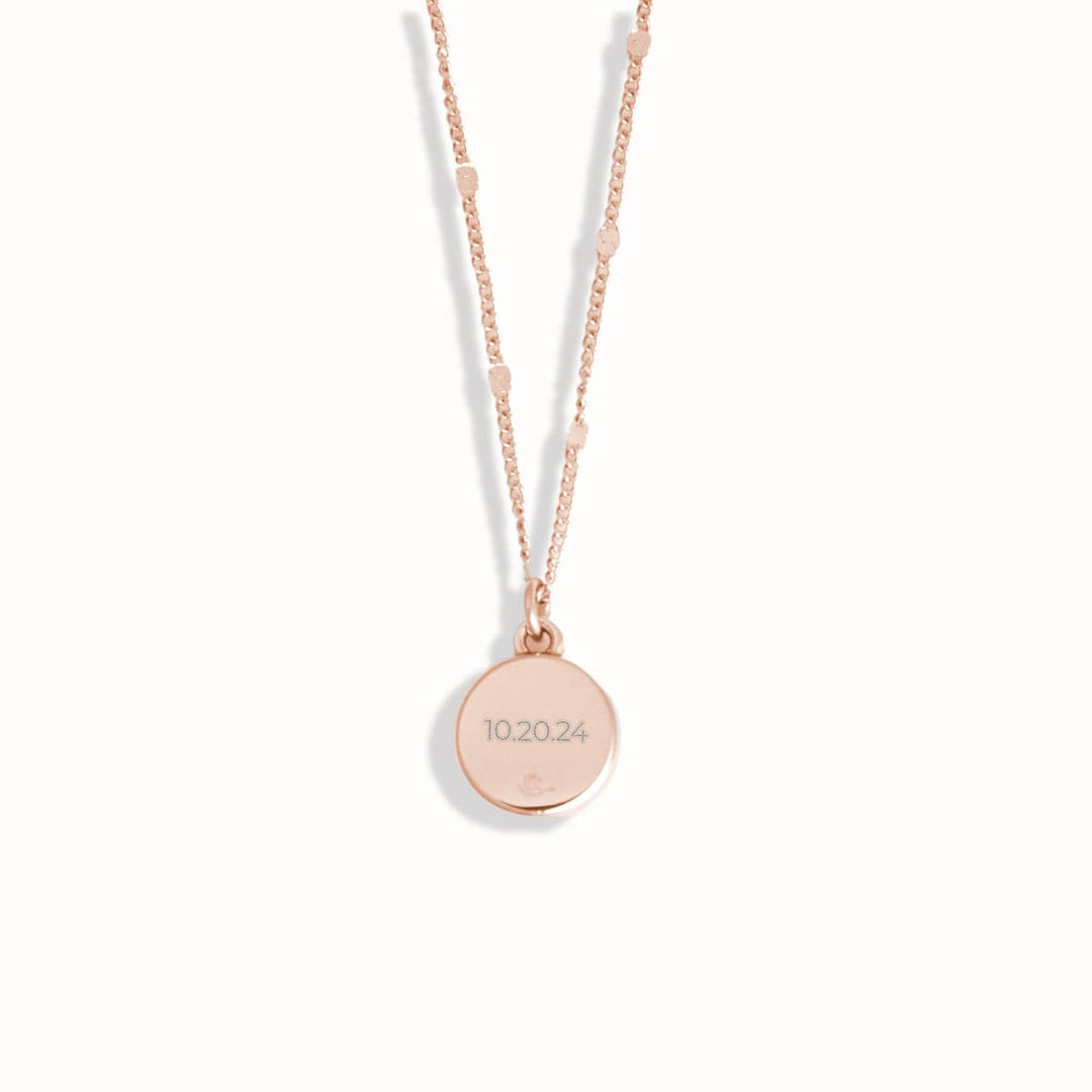 Simplicity Spark Necklace in Rose Gold