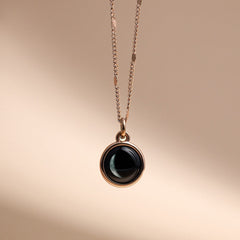 Simplicity Spark Necklace in Rose Gold