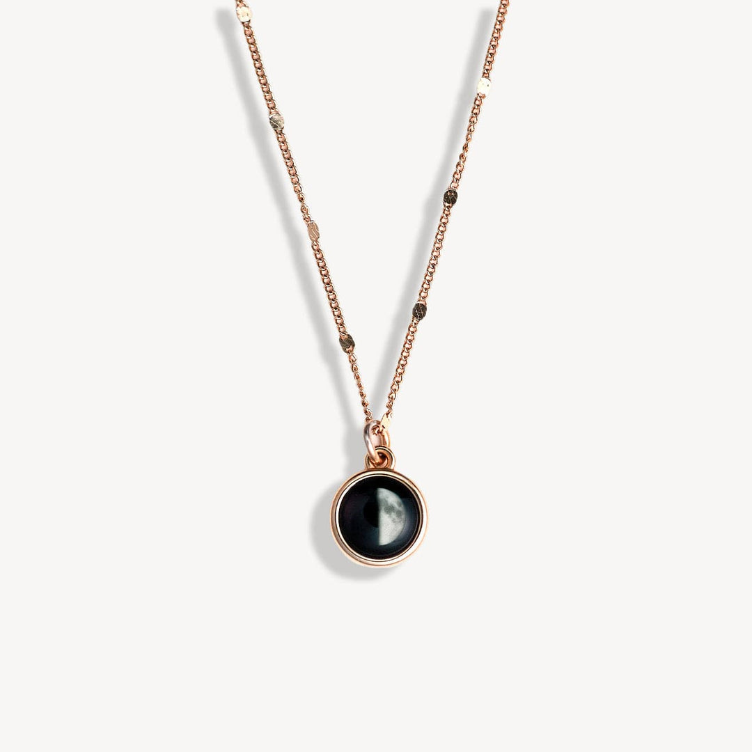 Simplicity Spark Necklace in Rose Gold