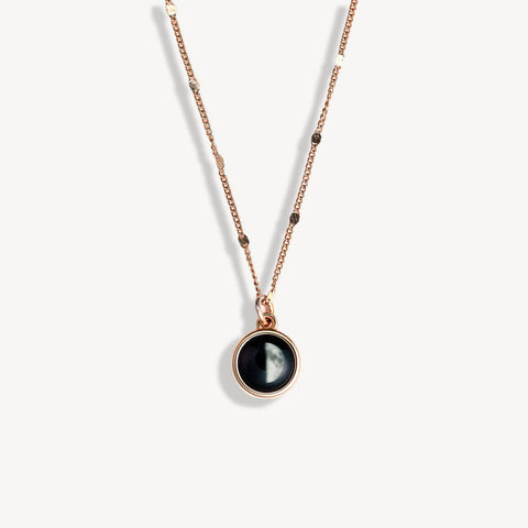 Simplicity Spark Necklace in Rose Gold
