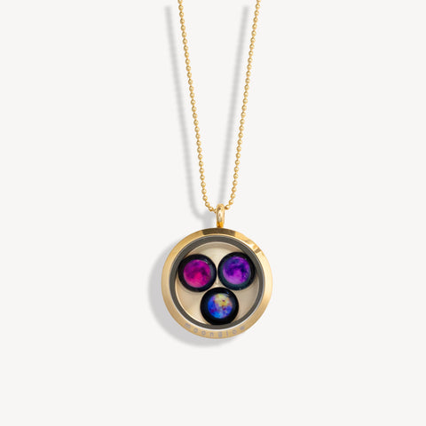Cosmic Cocktail Locket Necklace