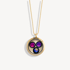 Cosmic Cocktail Locket Necklace