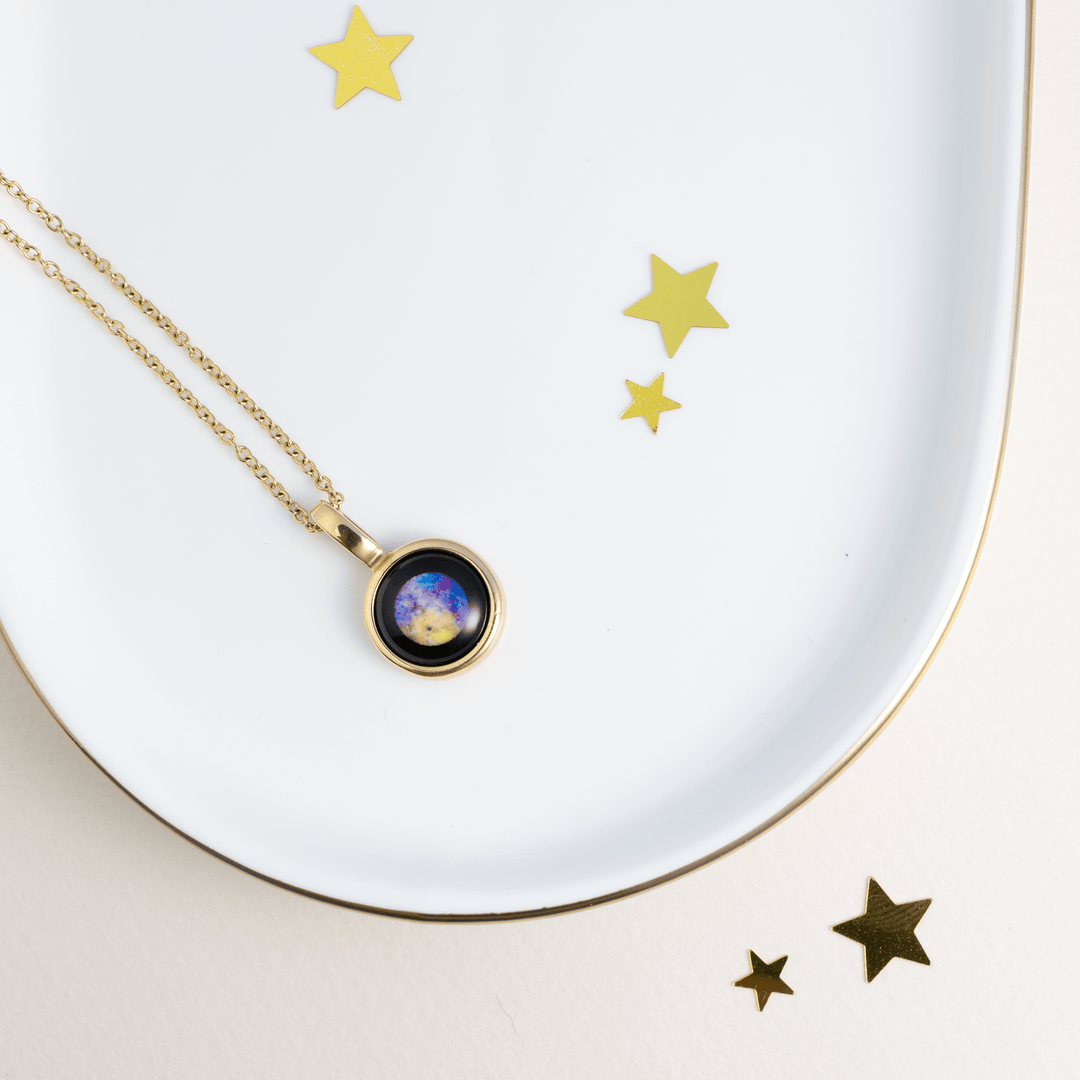 Mercury Retrograde Sky Light Necklace in Gold
