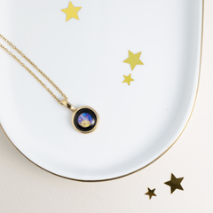 Mercury Retrograde Sky Light Necklace in Gold