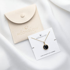 Classic Pewter Birthstone Necklace