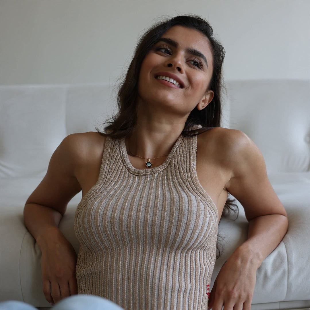 Sky Light Necklace in Gold