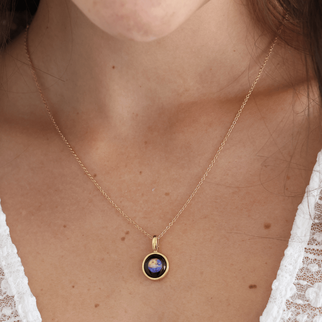 Mercury Retrograde Sky Light Necklace in Gold