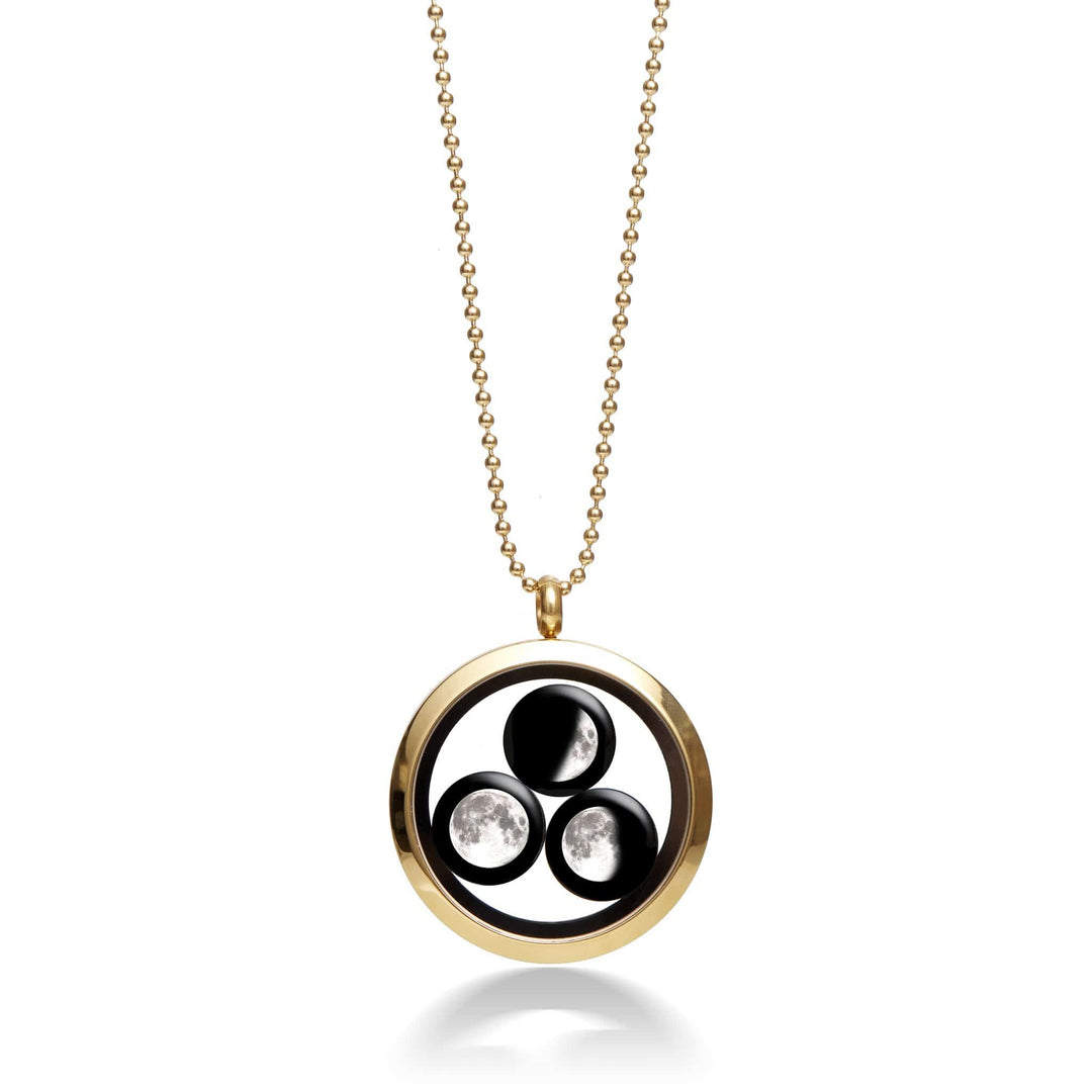 Family Locket Necklace in Gold