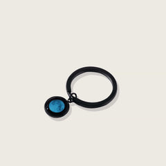 Moon Memory Key Ring in Black