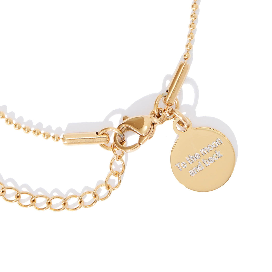 Family Locket Necklace in Gold