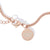 Double Moon Pallene Bracelet in Rose Gold