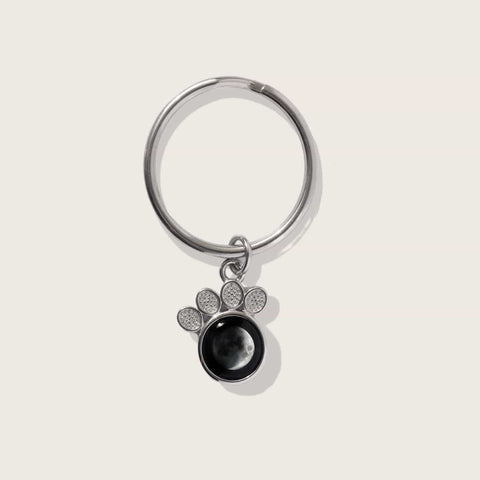 Precious Paw Keychain in stainless steel