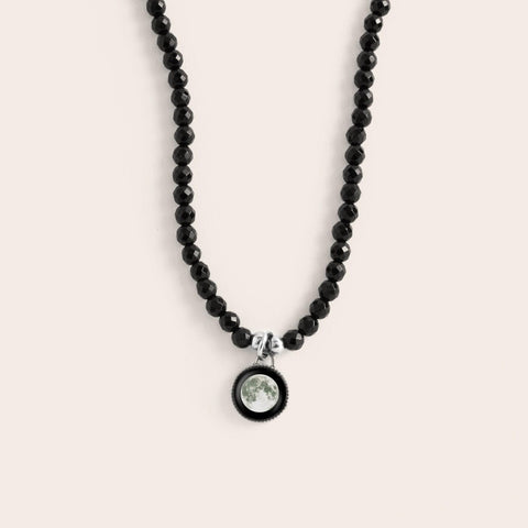 Bhavana Crystal Necklace - Black Agate