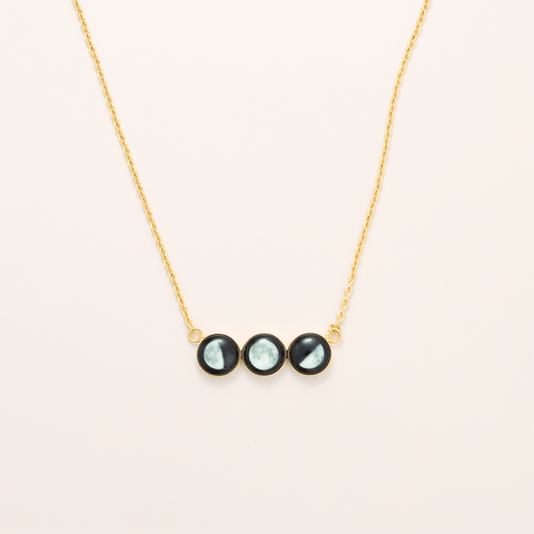 Lunar Horizon Necklace - Gold