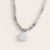 Bhavana Crystal Necklace - Gray Agate