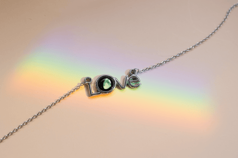 Luna Love Necklace in Silver