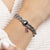 Pink Ribbon Lunar Curb Link Bracelet in Stainless Steel