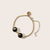 Double Moon Pallene Bracelet in Gold