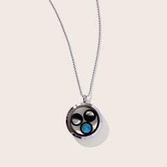 Family Locket Necklace in Stainless Steel