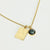 The Oracle Zodiac Card Necklace in Gold