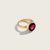 Pink Moon Mini Simplicity Ring in Gold