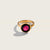 Pink Moon Mini Simplicity Ring in Gold