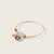 Modern Moon Bangle Bracelet in Rose Gold