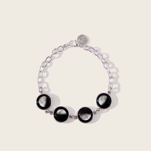 Tetrad Moon Charm Bracelet